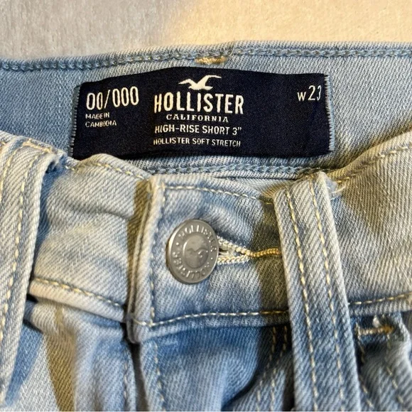 Hollister Women’s Size 00 Denim Shorts - Picture 3 of 5